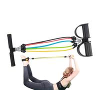 Yulokdwi Bande De Résistance À Pédale De Pied | Dispositif d'Assistance à l'Entraînement | Accessoire d'exercice Non Dérangeant Réglable pour Le Sport à Domicile Affinement Cuisses Taille Bras