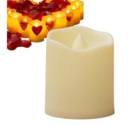 Yulokdwi Bougies Fonctionnant sur Piles - Éclairage d'Ambiance Alimenté par Piles,Bougies Électriques Vacillantes Imitation Chauffe-Plat,pour Noël Mariage Saint-Valentin Fête Demande en Mariage
