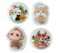 Yulokdwi Bouillottes Réutilisables pour Mains Forme | Chaufferettes de Poche Réutilisables | 4 Chaufferettes Portables pour Cadeau Anniversaire Enfant Camping Hiver
