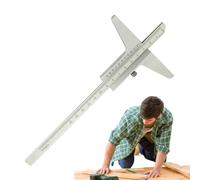 Yulokdwi Calibres Pour Mesurer | d'Aluminium Règle de Mesure pour Bricolage et Menuiserie - Calibres Vernier Pour Règle Électronique,Pour Travail du Bois Quincaillerie Moules Artisanat de Bijoux