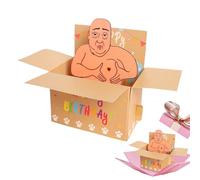 Yulokdwi Carte 3D, Carte 3D pour Hommes, Décoration Festive en Papier pour Amis Collègues Frères Sœurs