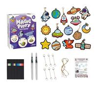 Yulokdwi Coffret De Peinture Texturée En Mousse | Loisirs Peinture,Coffret De Dessin À Texture Effet 3D | pour et Adultes Décoration Scolaire Fête Jeu