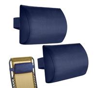 Yulokdwi Coussins pour Bains De Soleil, 1/2 Coussin De, Oreillers De Tête Et De Cou, Oreiller D'appui-tête Inclinable Doux, Coussin De Repose-Nuque Ergonomique Réglable pour Chaises