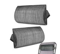 Yulokdwi Coussins pour Bains De Soleil, 1/2 Coussin De, Oreillers De Tête Et De Cou, Oreiller D'appui-tête Inclinable Doux, Coussin De Repose-Nuque Ergonomique Réglable pour Chaises
