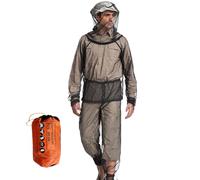 Yulokdwi Fly Net Clothing,Protection Corporelle Intégrale Anti-Insectes - Pantalon Léger Respirant pour Randonnée Camping Aventure en Plein Air