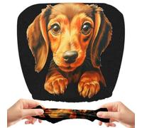 Yulokdwi Housse d'appui-tête | Housses d'Appuie-Tête Voiture Chien Drôle,Décoratif Intérieur Automobile pour Hommes Femmes - Confort Protection Conducteur