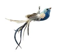 Yulokdwi Jouet pour Chat Oiseau - Canne à Plumes Interactive avec Attachement | Jouet De Poursuite avec Clochettes pour Chaton | pour Chats d'Intérieur Animal de Compagnie Activité