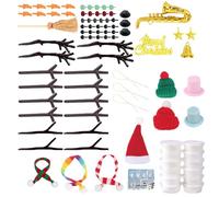Yulokdwi Kit Pâte à Modeler | Sculpture de Bonhomme de Neige - Jeu Interactif pour Développer la Motricité à la Maison Garçon Fille Coordination Main-Œil