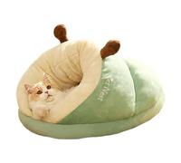 Yulokdwi Lit pour Chat Couvert, Chaud comme Un Chausson De Maison, Amovible Et Lavable, Caverne Chaude pour Animaux De Compagnie, pour Chiot, Chaton, Petit Animal De Compagnie, Usage Extérieur Et