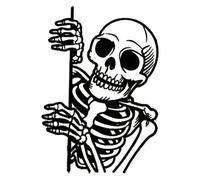 Yulokdwi Panneaux de Jardin en Métal Halloween, Panneau de Jardin en Métal Crâne Halloween Qui Dépasse, avec Piquets Sinistres pour Installation sur la Pelouse, l'Allée, Le Chemin, près de la