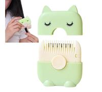 Yulokdwi Peignes Rasoir pour Coupe de Cheveux Femmes | Peigne Taille Cheveux Portable Et Précis,Double Face Épointage Pointes Fourchues Adulte