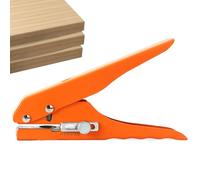 Yulokdwi Perforateur Monotrou,Pinces De Perçage Pour PVC De 8mm Pour La Bordure De Chant - Couvercle à Vis Réglable Robuste pour Bois Fin, Papier, Carton, Film Dur, Cuir, PVC en Menuiserie