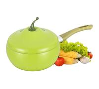 Yulokdwi Petits Pots de Cuisson,Marmite en Forme de Légumes et Fruits,Cocotte À Tomate Avec Couvercle - Pour L'Induction La Cuisinière La De Cuisson La Friture La L'Étuvée Le Lait La Soupe Le