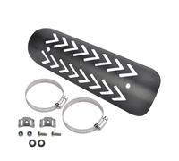 Yulokdwi Protège-Échappement Thermique pour Moto,Protecteur Isolant pour Échappement de Moto | Protection Anti-Brûlure Étanche pour Voyage Trajet Quotidien Usage Extérieur Modification Rénovation