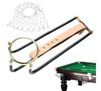 Yulokdwi Rail De Poche pour Table De Billard | Rail Standard De Remplacement avec Filets | Accessoires D'Entraînement avec Sacs Filetés De Précision pour Débutants en Famille Et Entre Amis