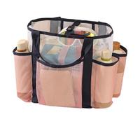 Yulokdwi Sac de Plage en Maille Tote - Tote de Vacances Multi-Poches en Maille | Sac d'Organisation Extérieur de Voyage pour Serviettes Crème Solaire Chapeaux Lunettes Vêtements