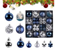 Yulokdwi Set de 44 Boules de Noël, Décorations Boules, Décoration Saisonnière pour Maison Appartement Magasin Séjour Photographique