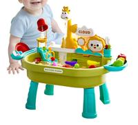 Yulokdwi Table d'Activité Aquatique pour Tout-Petit, Table d'activité de Sable et d'eau en extérieur pour, Jouets de Plage Extérieurs pour École Maternelle Camping Garderie Jardin Parc Aire de