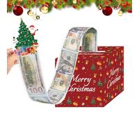 Yulokdwi Tirelires De Noël pour Argent Liquide Et Economies,Étui Créatif avec 30 Sachets | Boîte À Tiroir Extractible Argent De Noël,pour Les Les Adultes La Famille Les Fêtes Les Vacances Les