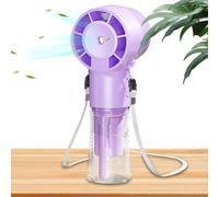 Yulokdwi Ventilateur | Ventilateur de Brumisation Ultra Silencieux Douze Mille Tours par Minute, USB Rechargeable 1200mAh Silencieux Rafraîchissant pour Plage Randonnée Golf