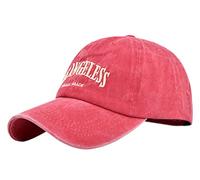YULOONG Casquette de Baseball pour Hommes Vintage Broderie Los Angeles Washed Denim Casquette de Camion pour Femmes 100% Coton Bonnet de Soleil Taille Réglable
