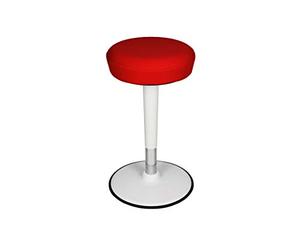YULUKIA 200003 Swivel chair Seated footstool Standing desk Stool Work stool Raised footstool Active learning balance Stool Recliner Swing stool with effect fabric Adjustable Chair Wobble Stool