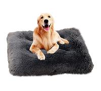 Yuly Coussin Chien Anti Stress,Panier pour Chien Moyen XL,122x83cm,Lit Moelleux Rond pour Chien Apaisant,Puppy Love Canapé pour Animaux,Lavable