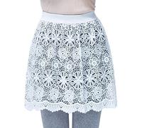Yuly TONXX Mini extension de chemise en dentelle florale avec broderie ajourée pour femme B-XXXL