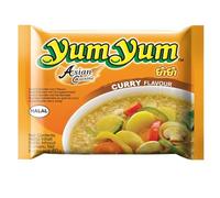 YUM YUM - Soupe Nouilles Curry Saveurs Exotiques, Pause Délicieuse et Gourmande, Sachet 60g - Lot de 8