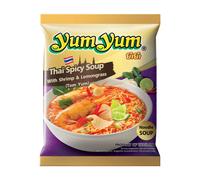 Yum Yum Soupe Tom Yum aux crevettes, coco et citronnelle 100 g HL