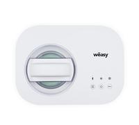 Wëasy Sorbetière YUM135 – Turbine à glace 1L, 100W, prêt en 60 min, arrêt automatique