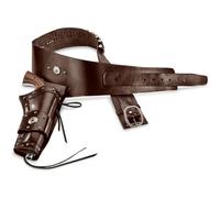 YUMALI étui Pour Revolver De Pirate Avec Porte-Balles étui à Pistolet Universel De Style Steampunk à Accrocher à La Taille, Idéal Pour Le Cosplay (Brown)