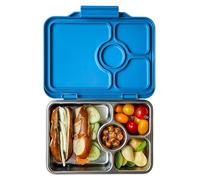 Yumbox Prêt Boîte à bento en acier inoxydable - Étanche, réutilisable pour enfants et adultes - Compatible avec sandwichs et collations, sans BPA, boîte alimentaire durable (bleu normande)