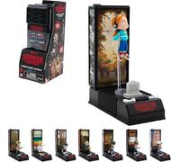 Yume 15099 Stranger Things Upside Down Capsule, 1 des 8 Mini Figurines avec Talkie-walkie, Figurine de Collection avec Support d'affichage, Netflix Merch pour Les Fans de la série