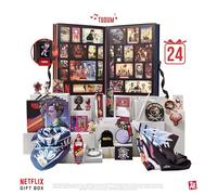YuMe 15309 - Netflix Gift Box, calendrier de l'Avent avec effet sonore, à partir de 16 ans, 24 surprises de 7 séries populaires de Netflix