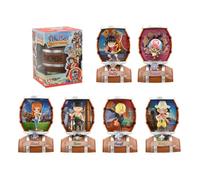YuMe 15329 - One Piece Barrel Capsule, 1 des 6 Mini-Figurines avec tonneau, Figurine de Collection avec Socle d'exposition, Produit dérivé d'anime pour Les Fans de la série