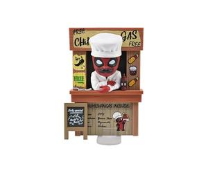 YuMe Deadpool Chimichangas Store Mini figurine 12,7 cm | Produit sous licence officielle Marvel, Collectionnez les 6 figurines de la série Action, boîte à fenêtre Hero
