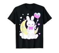 Yume Kawaii Fashion Big Bunny on The Moon Vêtements T-Shirt