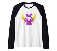 Yume Kawaii Space Moon Cat Pastel Goth Vêtements et Cadeaux Manche Raglan