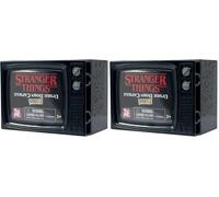 YuMe MAXX MAKRETING Capsule Mystère Stranger Things Série 2 - Surprise à l'ouverture - Trouvez dans Une TV Une Figurine des 12 Personnages à Collectionner avec Leurs Accessoires - Licence Officielle