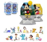 YuMe Official Disney 100 Surprise Mystery Capsules Blind Box with Rare Pixar and Disney Characters Vinyl Figurines - Series 1 Blind Bag Surprise Toys 2 Pack