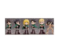 YuMe Toys Attack on Titan Anime Series Lot de 6 Figurines de 9 cm