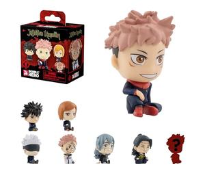 YuMe Toys Jujutsu Kaisen Bobble Hero Figurine à tête Mobile 6 cm Présentoir (12)