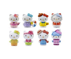 YuMe Toys Sanrio Mini poupée Four Seasons Series Hello Kitty Présentoir 7 cm (12)