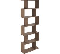 YUMEBLY Bibliothèque à 6 niveaux | Etagère sur pied 70x191x24 cm | Etagère de bureau, étagère décorative indépendante | Etagère salon, chambre, bureau | Bijoux