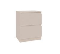 YUMEBLY Table de nuit | Table de nuit | Table d'appoint | Commode de nuit pour chambre à coucher, salon, chambre d'adolescent | Petite commode 40x53x40 cm | Kashmir