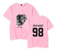 Yumenam Unisexe T-Shirt D'été Manches Courtes Juice Wrld 98 3D Impression Hip Hop Tops Lâche T-Shirt Tees Haut Chemisiers pour Les Fans de Juice Wrld