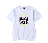 Yumenam Unisexe T-Shirt D'été Manches Courtes Juice Wrld 999 Impression Lâche Tees T-Shirts Haut Chemisiers Hip Hop Tops pour Les Fans de Juice Wrld