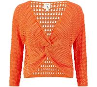 Yumi Yumi 100% Cotton Crochet Knitted Top orange L (FR 46-48)
