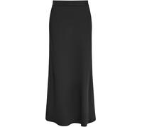 Yumi Yumi Black Satin Midi Skirt Black EU 42 (UK 14)